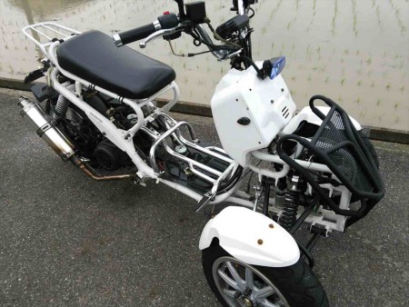 ほとんどカウルはなく、メンテナンスがしやすいです。