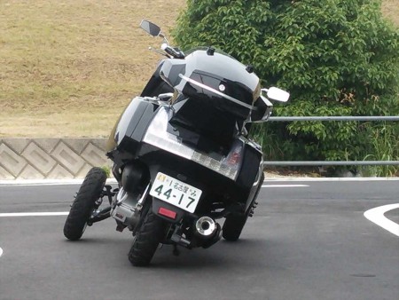 後方からのスイング状態